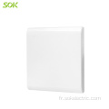 Accessoires pour interrupteurs électriques pour la maison 86 Blank Plate White